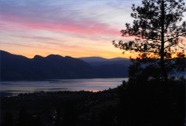 Beautiful views of Okanagan Lake from West Kelowna B&B